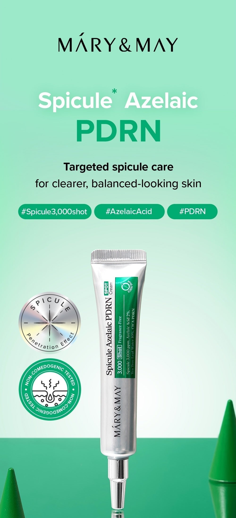 Spicule Azelaic PDRN Spot Cream – Κρέμα για Ατέλειες & Σημάδια Ακμής με Αζελαϊκό Οξύ, Spicules & PDRN