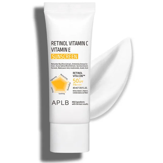 Retinol Vitamin C Vitamin E Sunscreen SPF 50+ PA++++ - Αντηλιακή προστασία και αντιγήρανση σε ένα βήμα