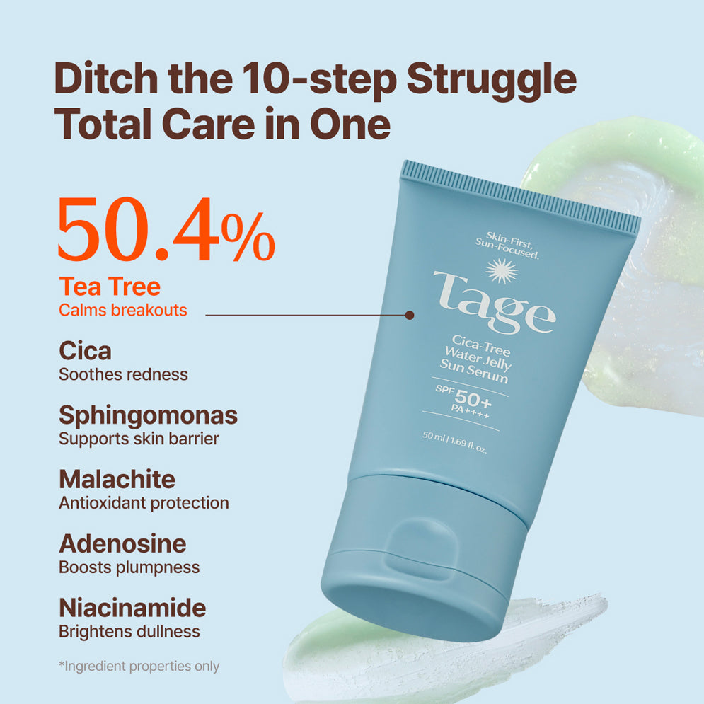 Cica-Tree Water Jelly Sun Serum SPF50+ PA++++ – Ενυδατικό Αντηλιακό Serum για Δροσιά και Καταπράυνση