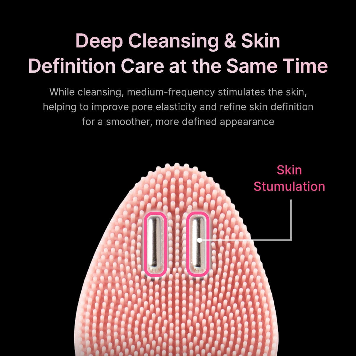 AGE-R Booster Cleanser Head (Pink) - Κεφαλή Καθαρισμού Προσώπου για το AGE-R Booster Pro Mini Plus