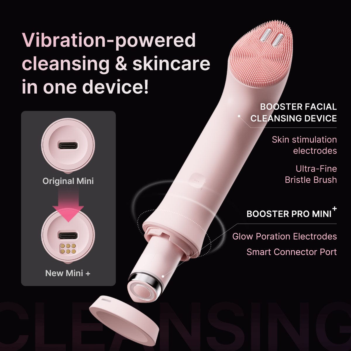 AGE-R Booster Cleanser Head (Beige) - Κεφαλή Καθαρισμού Προσώπου για το AGE-R Booster Pro Mini Plus