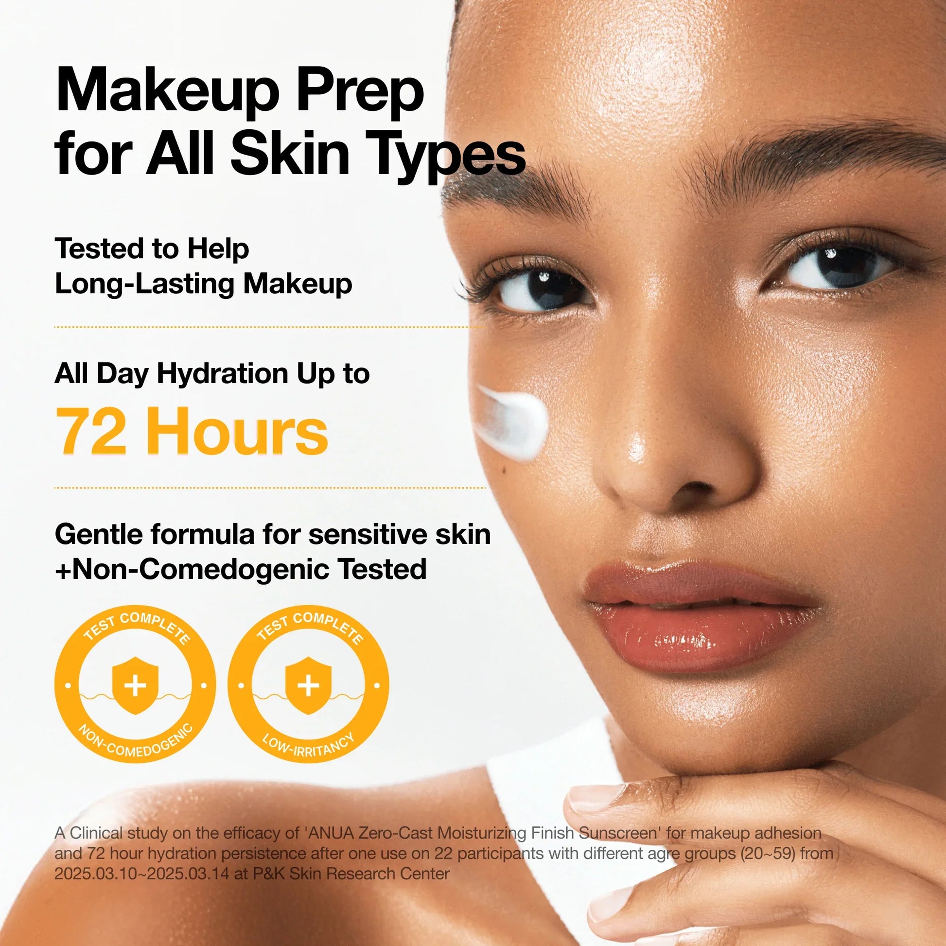 Zero-Cast Moisturizing Finish Sunscreen SPF50+ - Ενυδατικό αντηλιακό χ ...