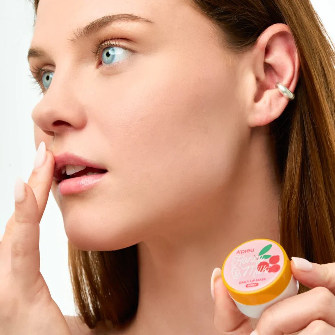 Honey & Milk Lip Mask Berry - Μάσκα χειλιών