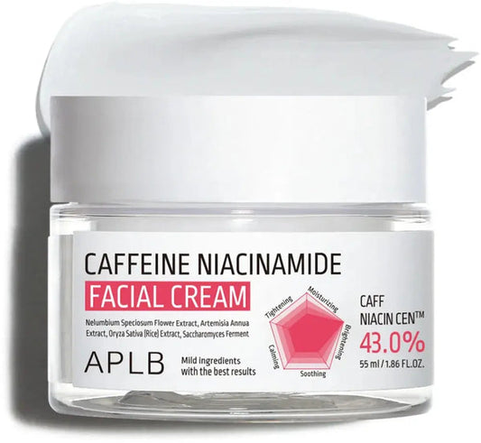 Caffeine Niacinamide Facial Cream – Κρέμα Προσώπου για Ξεκούραστη & Λαμπερή Όψη