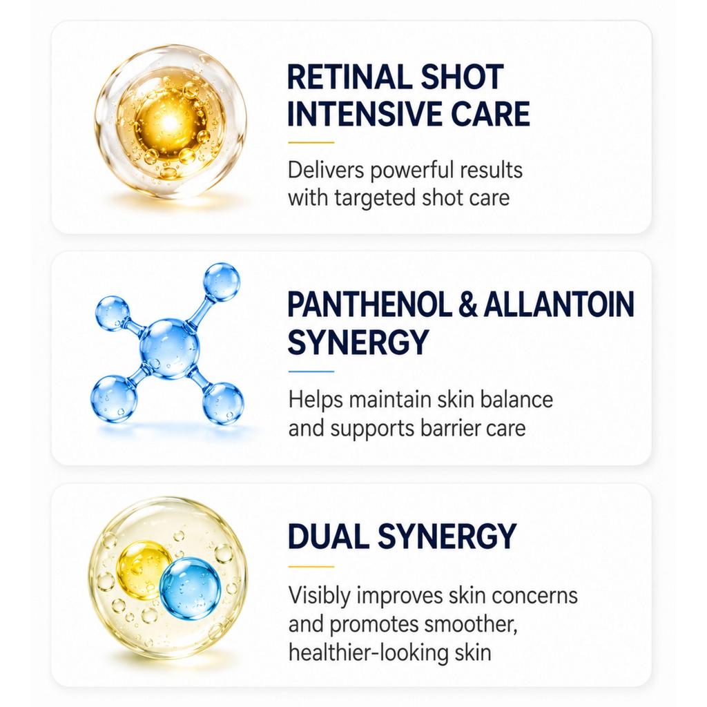 The Vita-A Retinal Shot Tightening Dual Cream – Διπλή Αντιγηραντική Κρέμα για Σύσφιξη, Ρυτίδες & Πόρους