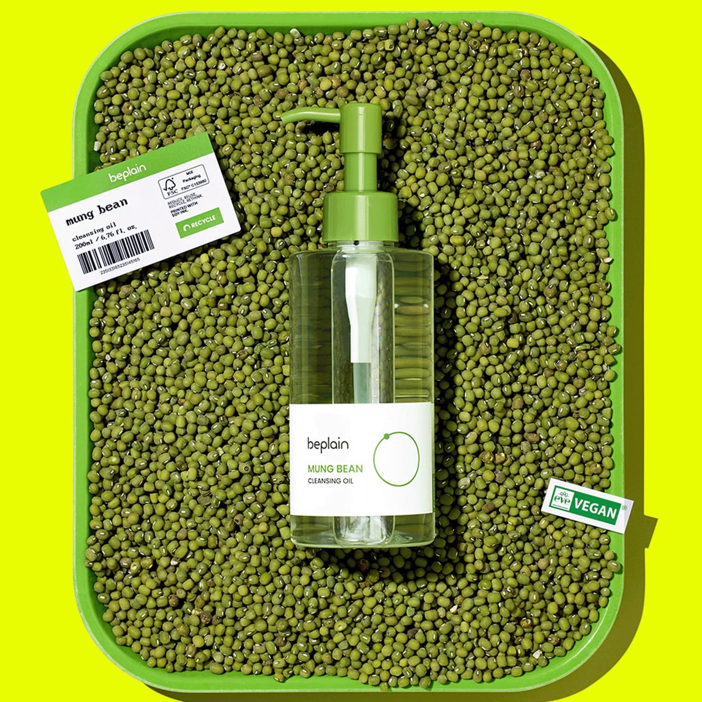 Mung Bean Cleansing Oil - Απαλό καθαριστικό λάδι με εκχύλισμα φασολιών