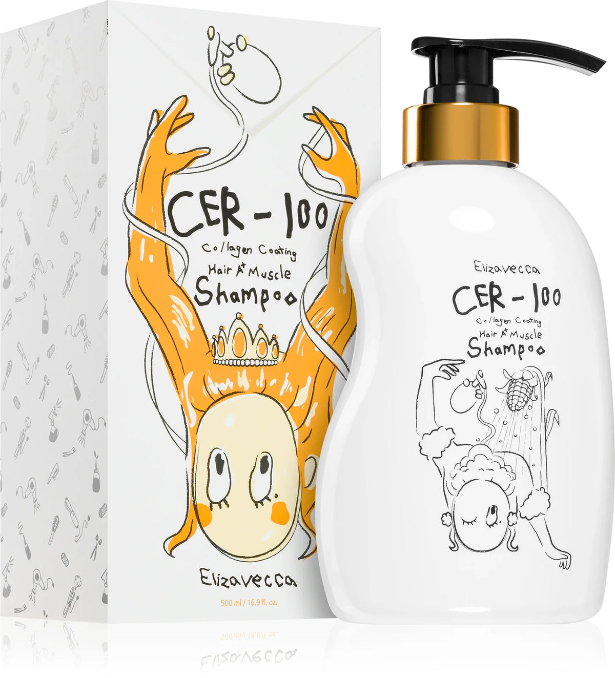 CER-100 Collagen Coating Hair A+ Muscle Shampoo – Σαμπουάν Ενδυνάμωσης & Ενυδάτωσης με Κολλαγόνο και Κεραμίδια