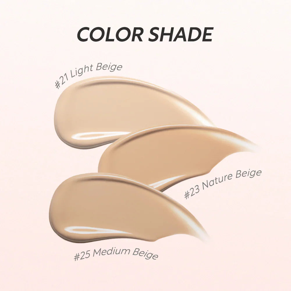 Blending Compact Cushion #21 Light Beige - 4 σε 1 Cushion για Λάμψη, Κάλυψη & Περιποίηση