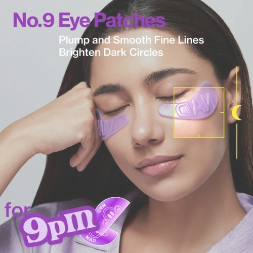 No.9 NAD Collagen Under Eye Patches - Eye Patches με Κολλαγόνο & 50 Πεπτίδια