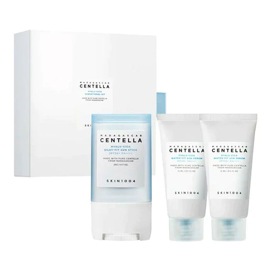 Madagascar Centella Hyalu-Cica Sunsational Kit - Σετ αντηλιακών σε μορφή στικ και ορού
