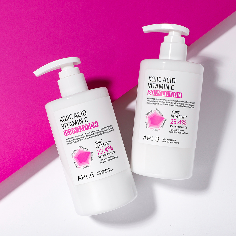 Kojic Acid Vitamin C Body Lotion - Κρέμα σώματος για Ενυδάτωση, Λάμψη και Ομοιόμορφο Τόνο