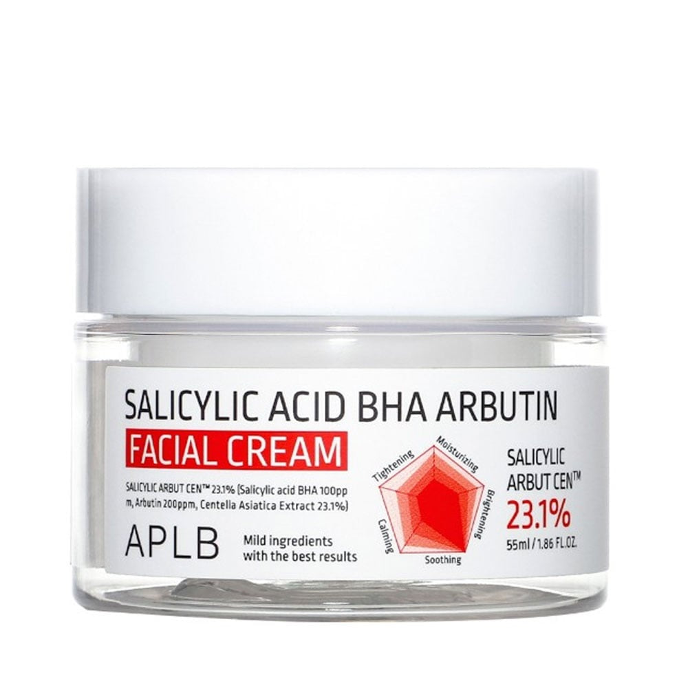 Salicylic Acid BHA Arbutin Facial Cream - Ενυδατική κρέμα για καθαρή, ομοιόμορφη επιδερμίδα
