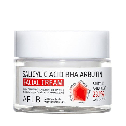 Salicylic Acid BHA Arbutin Facial Cream - Ενυδατική κρέμα για καθαρή, ομοιόμορφη επιδερμίδα