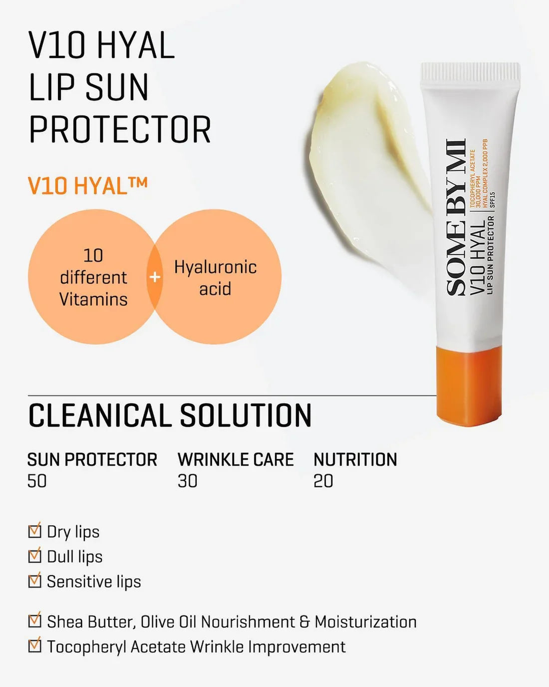 V10 HYAL Lip Sunprotection SPF15