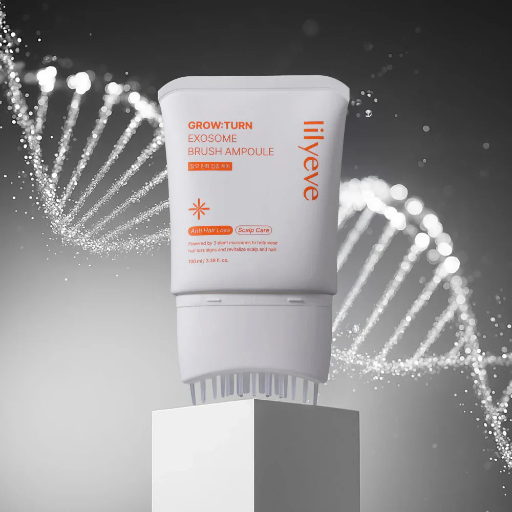 Grow:Turn Exosome Brush Ampoule – Εντατική Αμπούλα Τριχωτού με Exosomes για Ανάπτυξη & Μείωση Τριχόπτωσης