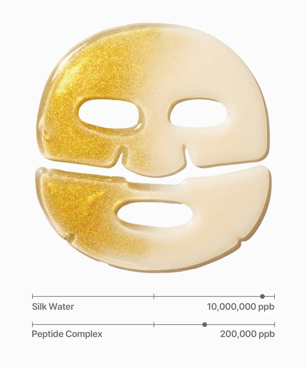 Silk Peptide EGF Gold Mask - Μάσκα Προσώπου Νυχτερινής Ανόρθωσης με 24Κ Χρυσό, Πεπτίδια & EGF