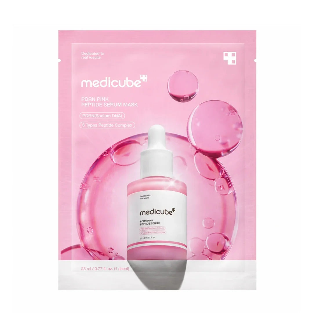 PDRN Pink Peptide Serum Mask – Ενυδατική Υφασμάτινη Μάσκα Λάμψης & Ελαστικότητας με PDRN & Πεπτίδια