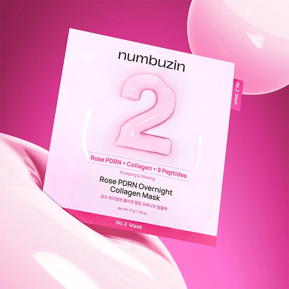 No.2 Rose PDRN Overnight Collagen Mask – Ολονύχτια Μάσκα Κολλαγόνου για Σύσφιξη, Plumping & Glass Skin