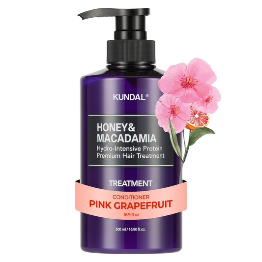 Honey & Macadamia Protein Hair Treatment Pink Grapefruit - Εντατική Θεραπεία Θρέψης & Επανόρθωσης Μαλλιών