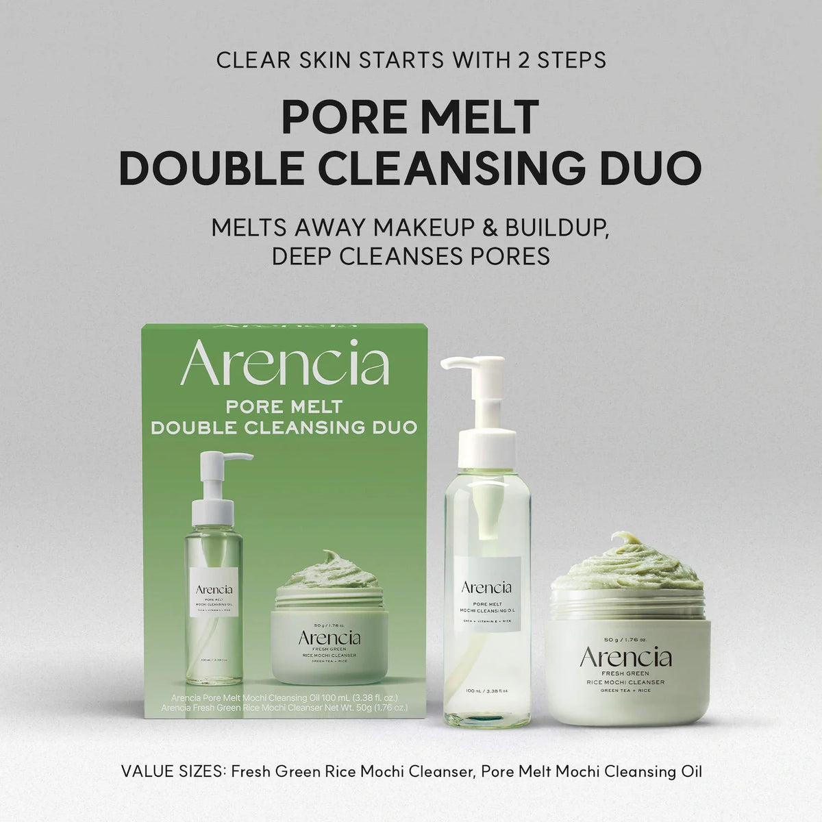 Pore Melt Double Cleansing Duo Set – Σετ Διπλού Καθαρισμού Προσώπου για Μακιγιάζ & Πόρους