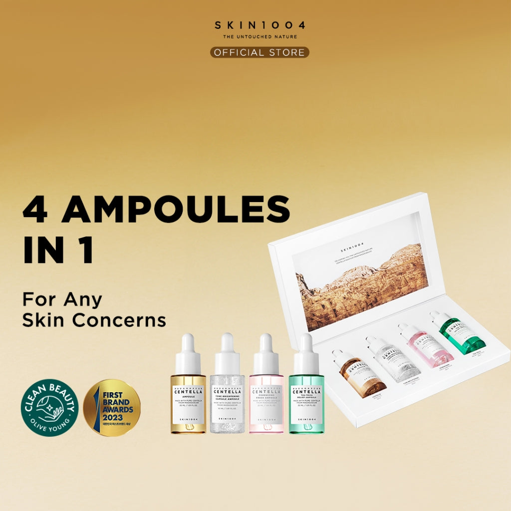 Madagascar Centella Ampoule Kit - Σετ 4 μίνι αμπούλες για πολυλειτουργική χρήση