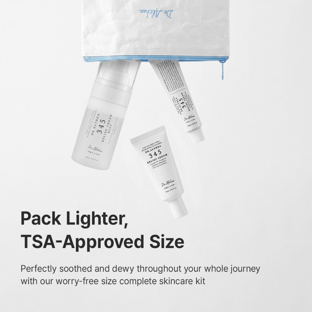 345 Relief Travel Kit (JANG WONYOUNG Photocard Ver) -     Ολοκληρωμένο Travel Set για Ενυδάτωση & Καταπράυνση