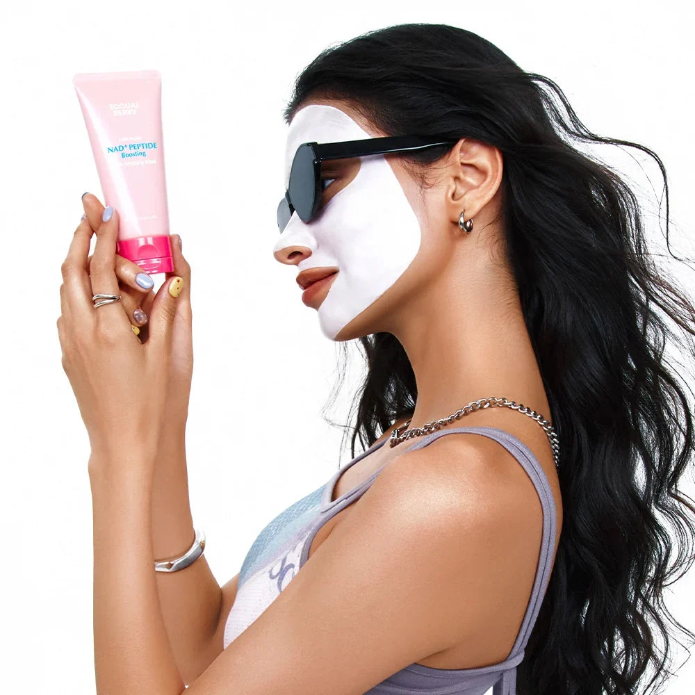 NAD+ Peptide Boosting Night Wrapping Mask – Συσφικτική Μάσκα Νύχτας Peel-Off για Πρόσωπο & Λαιμό με Ceramides & Υαλουρονικό Οξύ