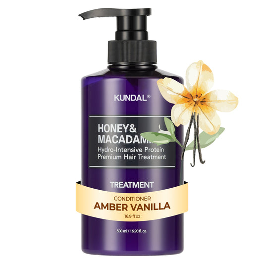 Honey & Macadamia Protein Treatment Amber Vanilla – Εντατική Θεραπεία Θρέψης & Επανόρθωσης Μαλλιών