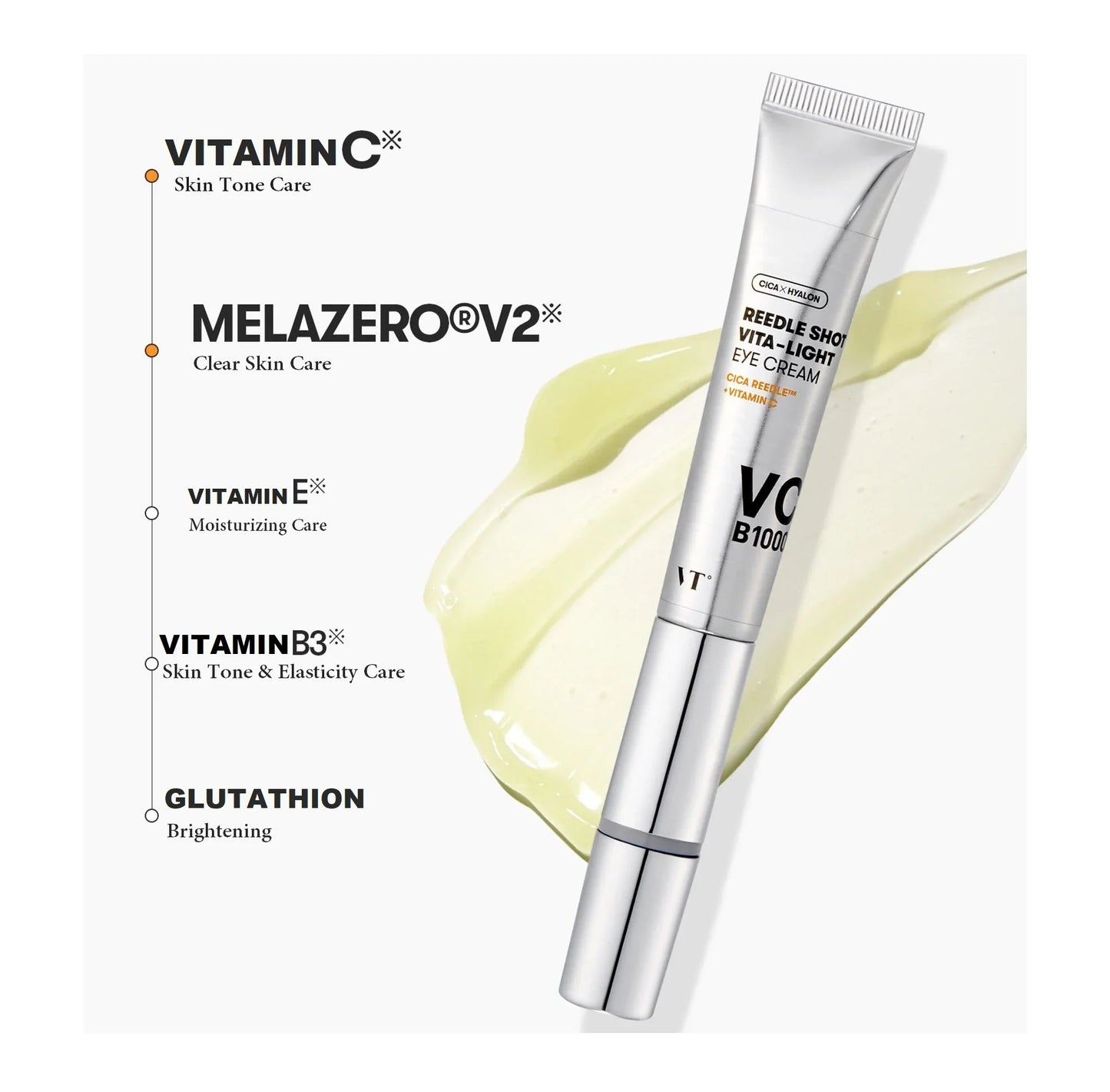 Reedle Shot Vita-Light Eye Cream - Κρέμα Ματιών για Μαύρους Κύκλους και Σύσφιξη