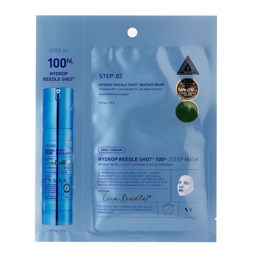 Hydrop Reedle Shot 100 2-Step Watery Mask - Μάσκα 2 βημάτων με τεχνολογία μικροβελόνων