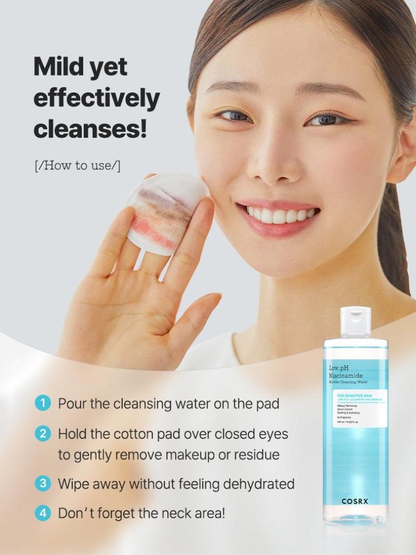 Low pH Niacinamide Micellar Cleansing water - Νερό καθαρισμού για ευαίσθητες επιδερμίδες (Copy)